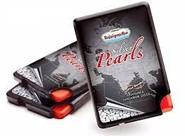 Pack of 6 Rajnigandha Silver Pearls Saffron Blended Flavored Cardamom Seed Mouth Freshner 2.8gm price in Pakistan