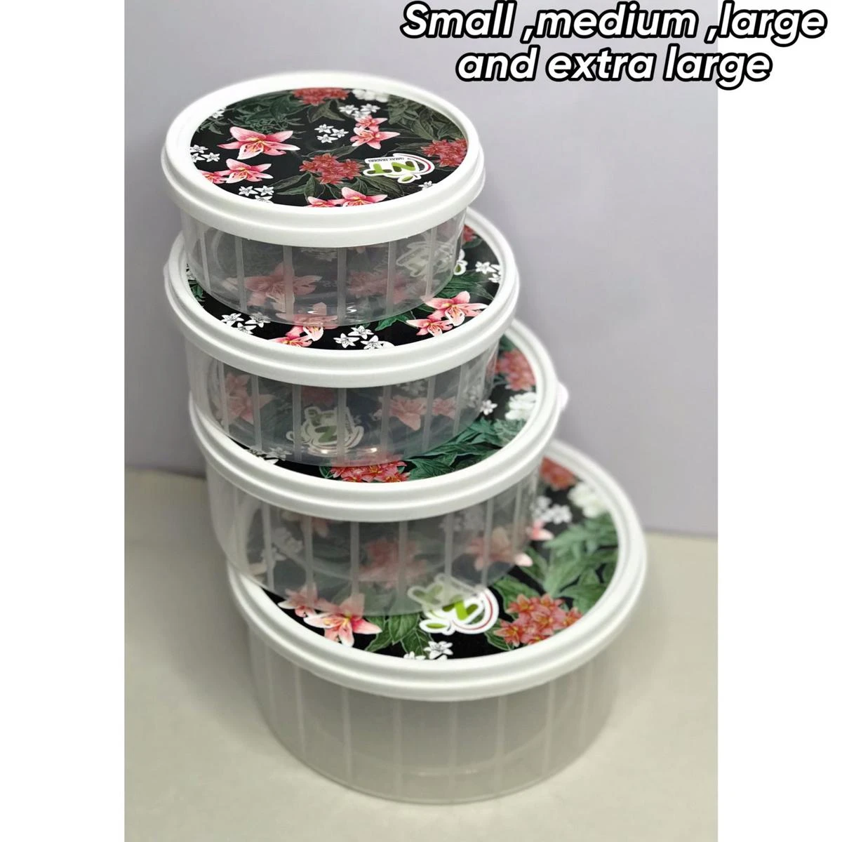 Large Storage Container 4 in 1 Set for Kitchen – Airtight 4 Boxes Set price in Pakistan