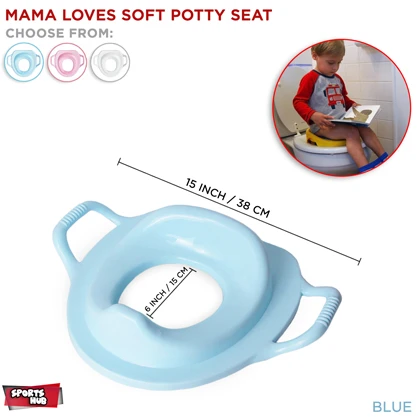 Potty Training Seat For Boys and Girls With Handles Fits Round & Oval Toilets Non-Slip price in Pakistan