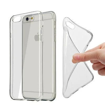 Apple iphone 8 Plus Case, Flexible Soft Slim Jelly Transparent Cover price in Pakistan