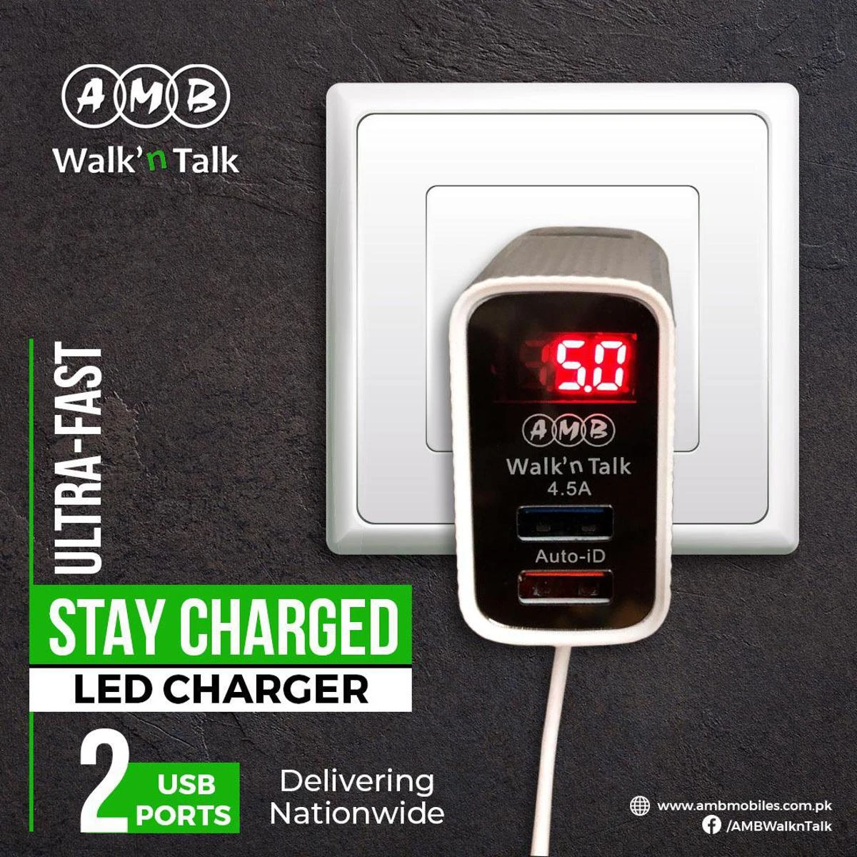 Business Edition Charger Output4.5A (LED Dsiplay) price in Pakistan