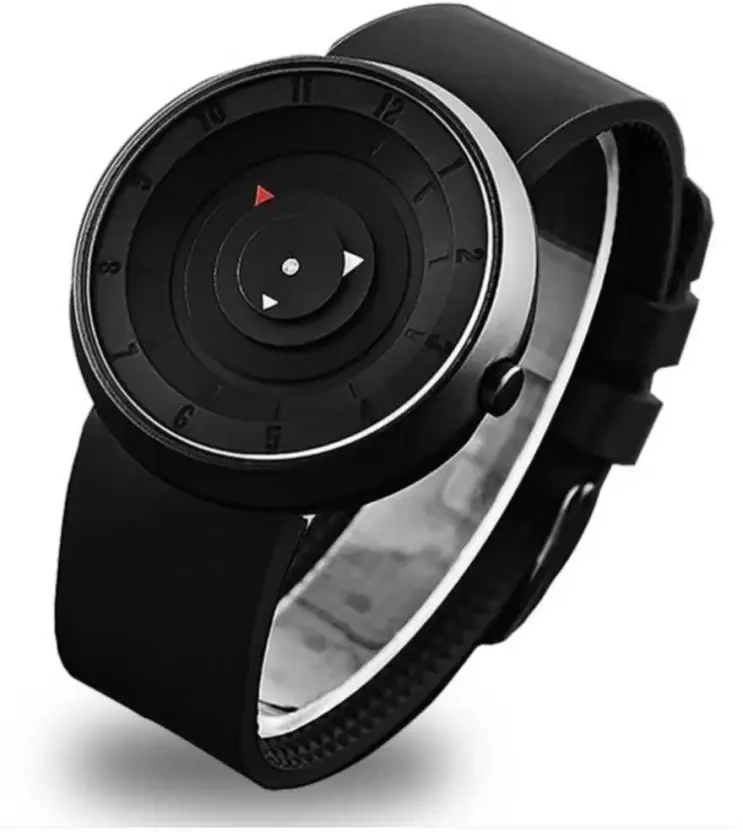 Silicone Straps Black Quartz Watch For Kids price in Pakistan