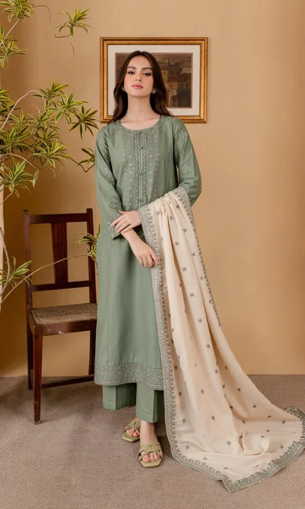 Batik – 3PC Lawn Embroidered Suit price in Pakistan