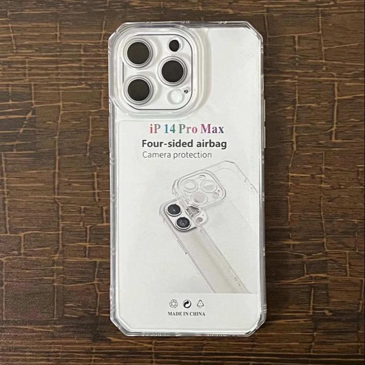 iPhone 14 Pro Max Four Sided Airbag Camera Protection Designed Transparent iPhone Cover Case price in Pakistan