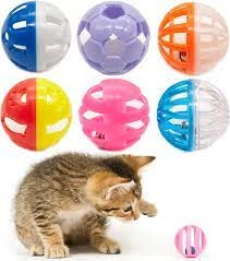 Cat plastic Playing Ball with bell price in Pakistan