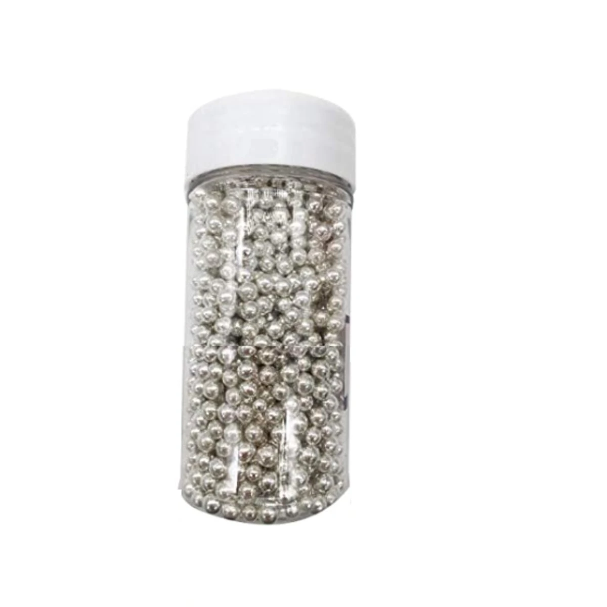 Silver Edible Candy Mini Pearls Cupcake Cake Toppers, Silver Beads for Cake Decoration, and Edible beads for cake Celebrations price in Pakistan
