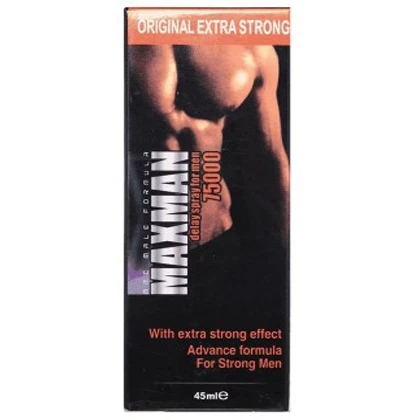 MAXMAN 75000 LONG TIME DELAY SPRAY FOR MEN WITH FREE 12 DUREX IMPORTED CONDOMS price in Pakistan