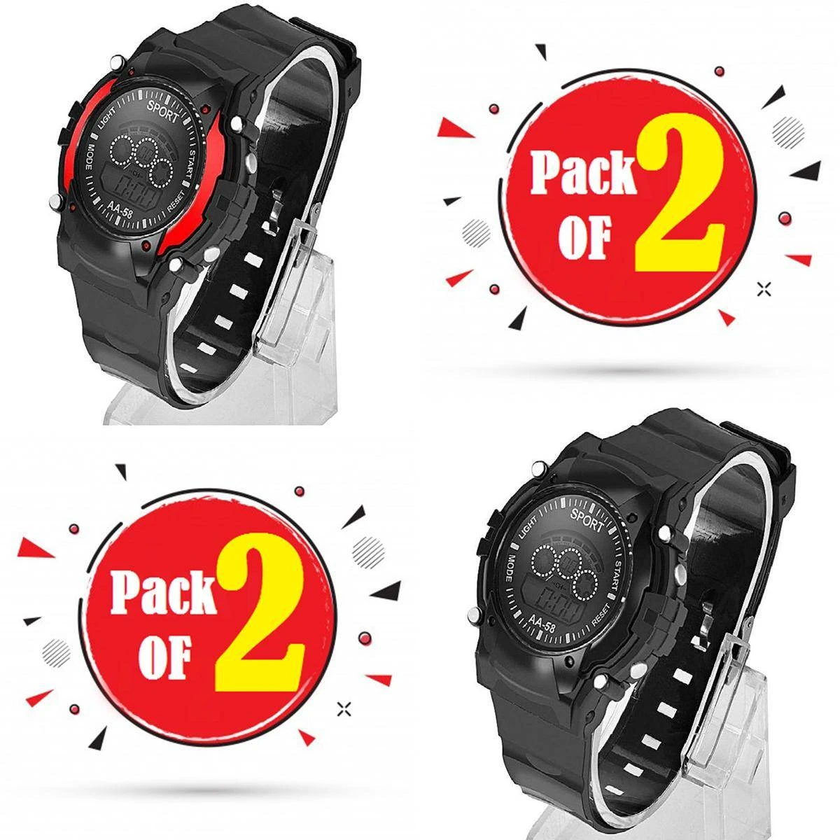 Pack Of – 2 Digital Watches For Kids price in Pakistan