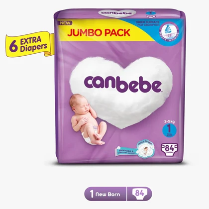 Canbebe Extra 84 PCS- New born price in Pakistan