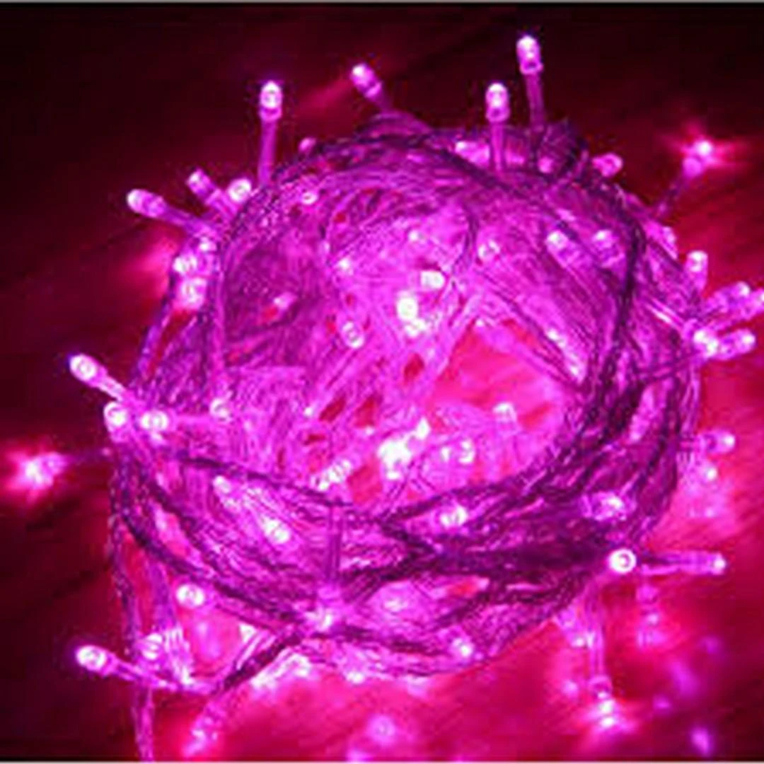 Pink Fairy Lights(String Lights)(25 Feet) (60 Bulbs) price in Pakistan