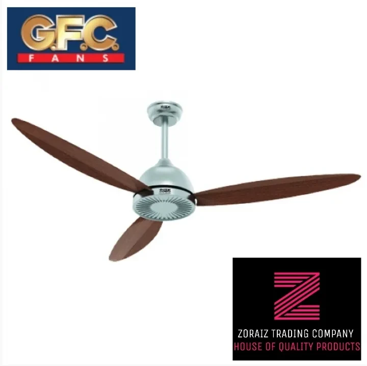 GFC Fan Ceiling 56” Spring Model Dark Wood Color Pure Copper Wire price in Pakistan