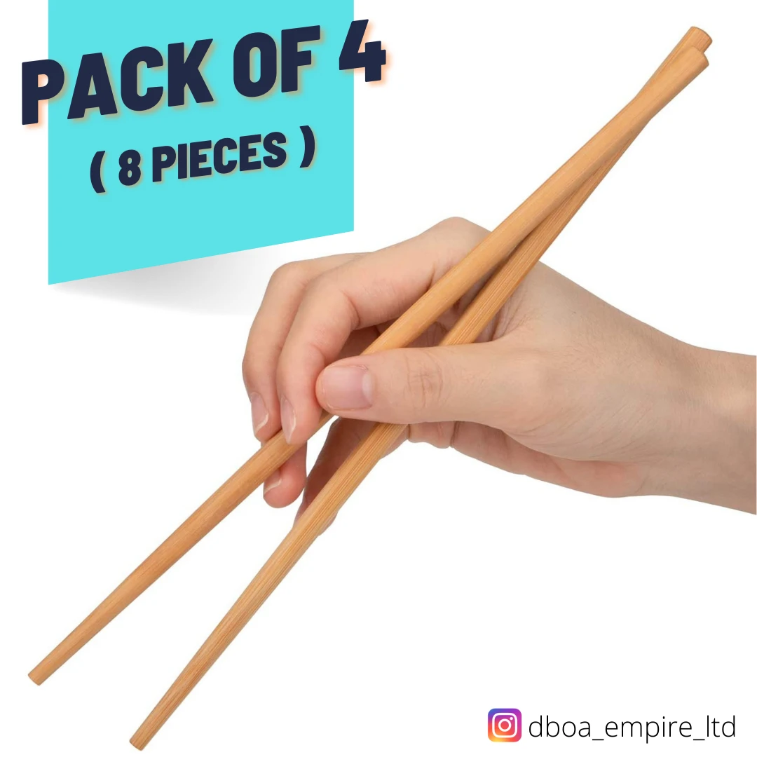 Chopsticks Pack of 4 ( 8 Pieces ) – Bamboo Chopsticks – Chinese Chopsticks price in Pakistan