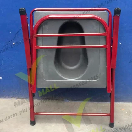 Toilet Bathroom Commode Chair Foldable Bedside With Removable Try price in Pakistan