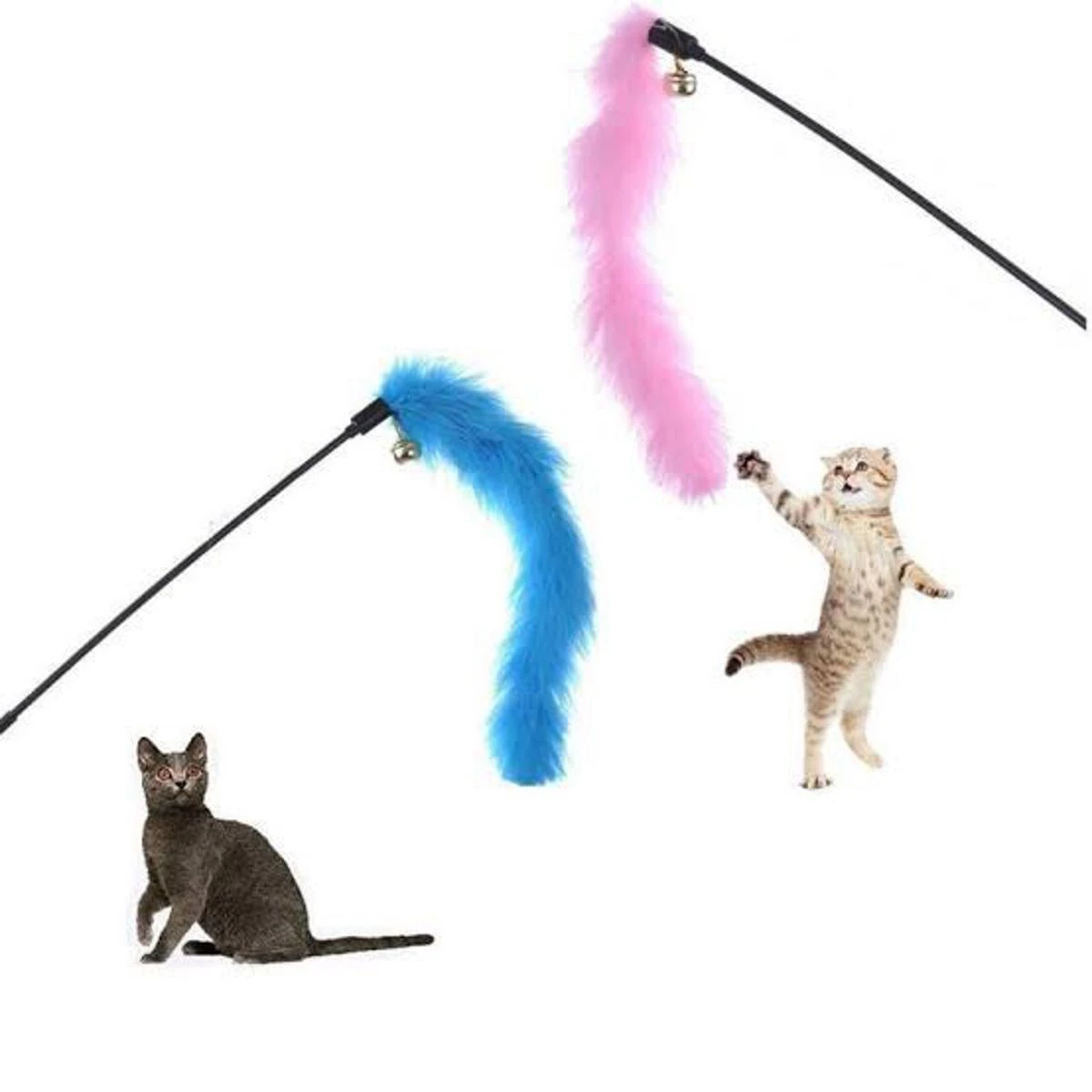 Cat Playing Stick Toy With Bell price in Pakistan