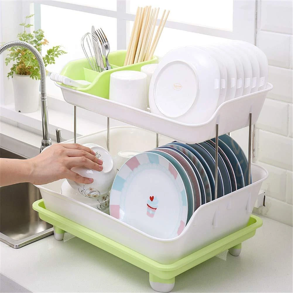 BWS 2-Level Dish Drainer with Cup Holder and Plastic price in Pakistan