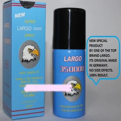 ORIGINAL LARGO 350000 MEN LONG TIME DELAY SPRAY WITH ADVANCE FORMULA (BEST PRODUCT) price in Pakistan