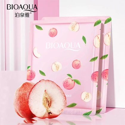 Peach Extract hexapeptide Facial Mask Pack Of 5 price in Pakistan