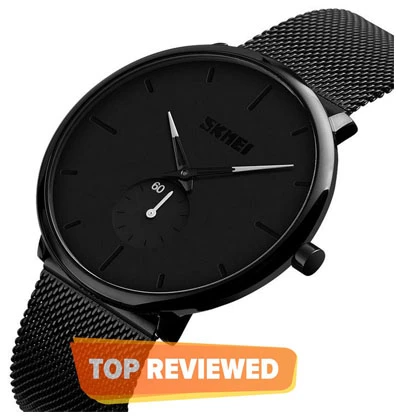 SKMEI Fashion Quartz Stainless Steel Waterproof Casual Watch for Men 9185 price in Pakistan