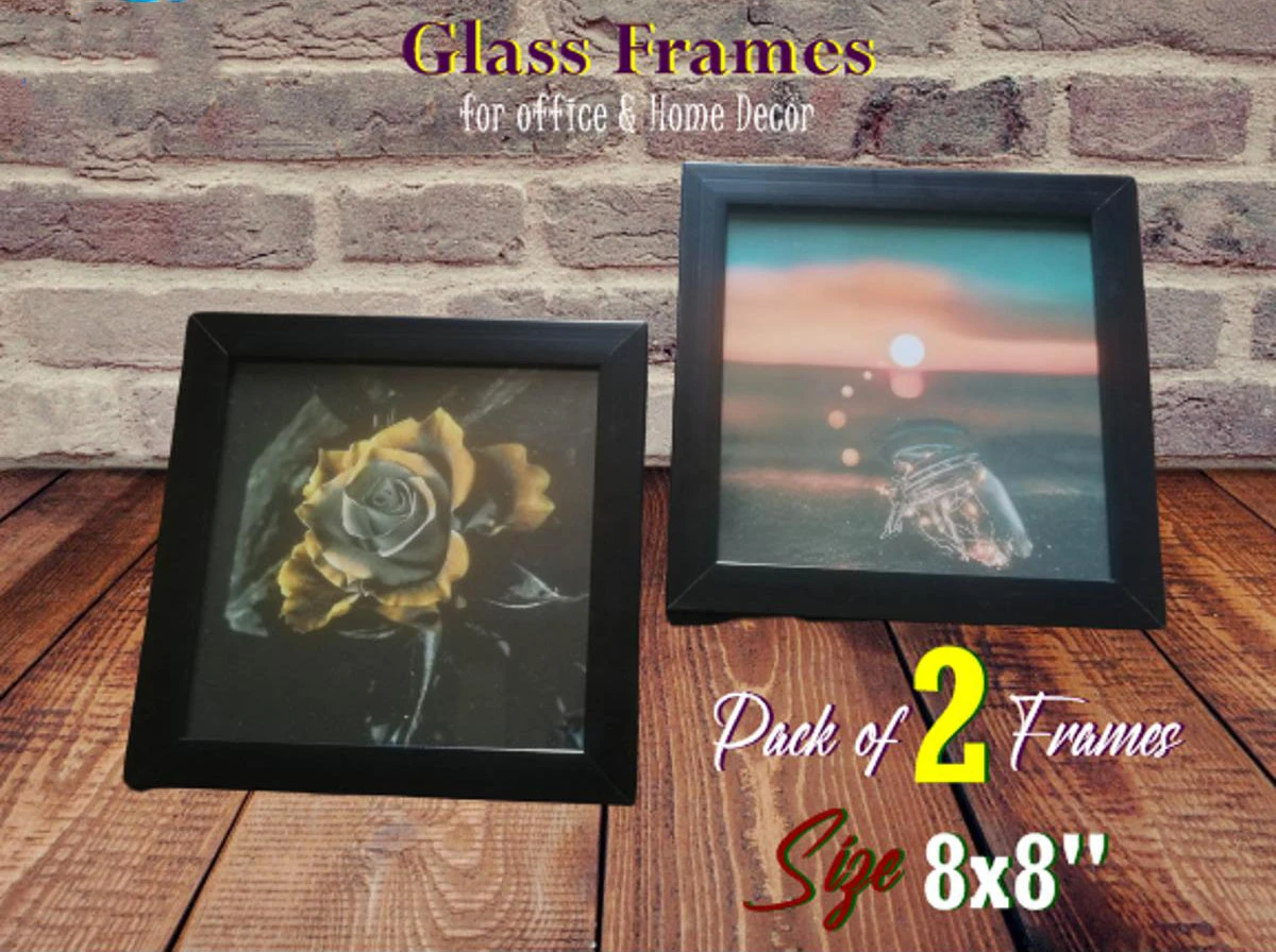 KALAKARIAN | Pack of 2 Glass Frames – for Home & Office Wall price in Pakistan