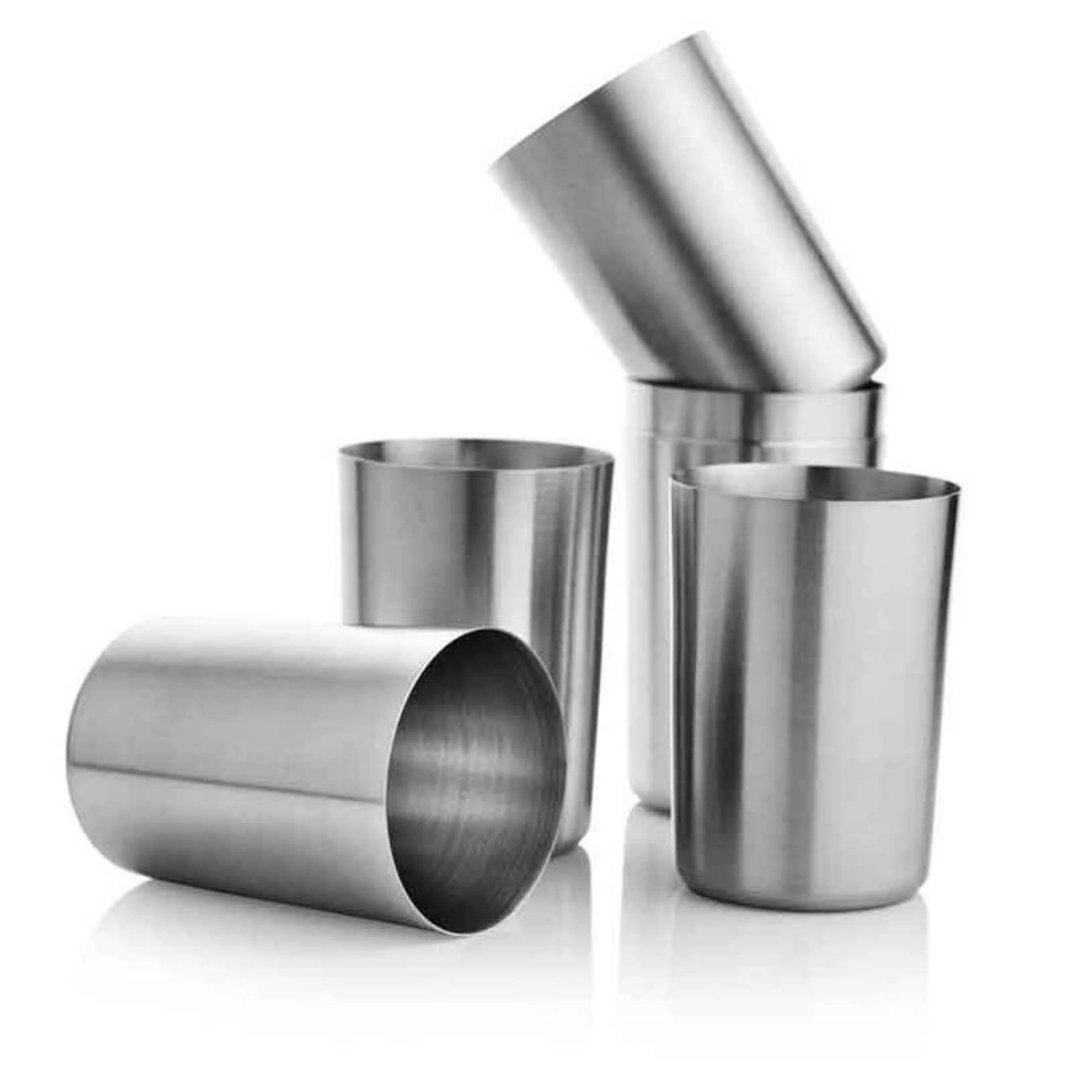 Pack of 6 Stainless Steel water Glass drinking glasses price in Pakistan