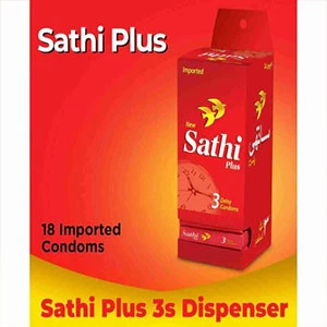 Sathi Plus+ Condoms Dispenser Range price in Pakistan
