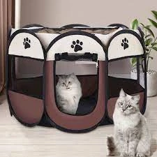KENNAL FOR CAT AND DOG – – Portable Folding Pet tent Dog House Cage Dog Cat Tent Playpen Puppy Kennel Easy WASHABLE price in Pakistan