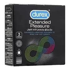 Durex Pack of 3 – Durex Extended Pleasure 20’s Condoms + Durex Play Tingle Lube 50ml + Durex Play Cherry Lube 50ml price in Pakistan