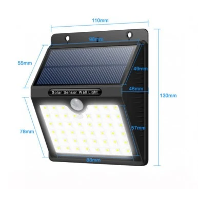 Solar Powered Motion Sensor Security Lights Bright 20 LED Outdoor Wall Mount & Solar Rechargeable LED Light- GC-072 price in Pakistan
