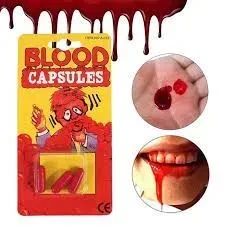 Plasma darma play fke capsule red capsule Halloween capsule costume play price in Pakistan