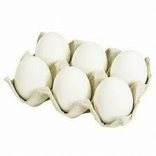 Ajwa Farms White Eggs 6 Pack price in Pakistan