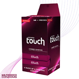 Touch Dispenser Ribbed Condoms 18 price in Pakistan