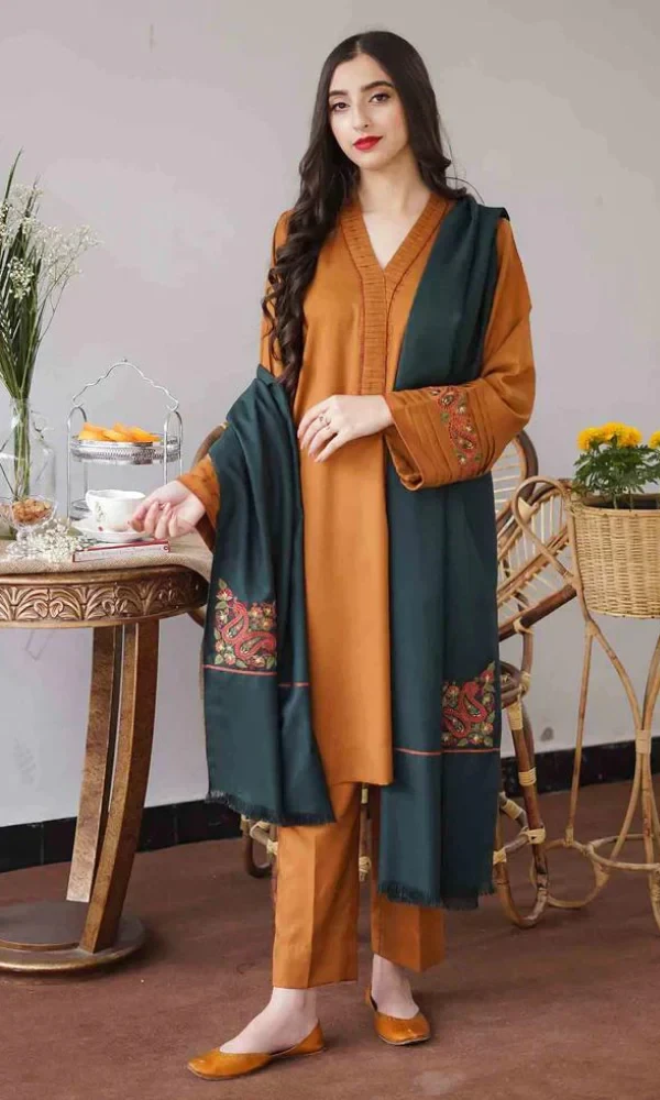 Aisling – 3PC Lawn Embroidered Shirt With Embroidered Dupatta price in Pakistan