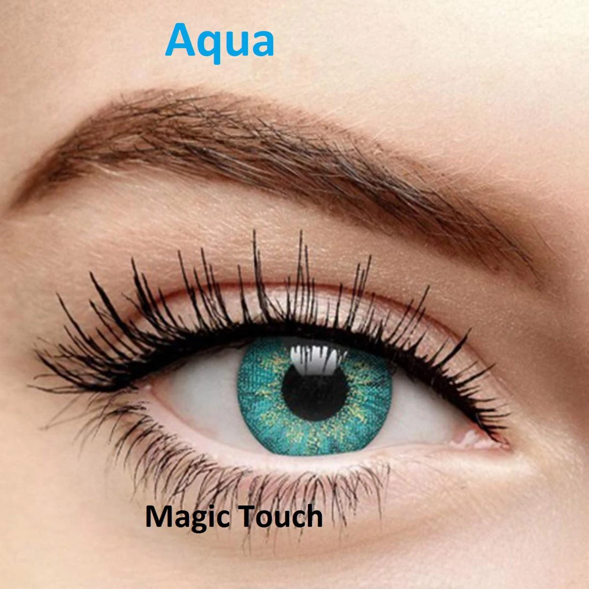 Pair Of Aqua Contact Lenses – Soft eye lens with kit price in Pakistan