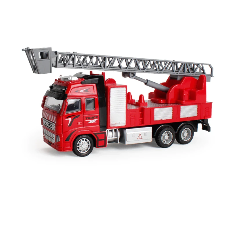 Childrenworld Car Model Toy Shock-proof Fire Truck Children Pull Back Car Toy price in Pakistan