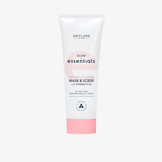 Glow Essentials Mask & Scrub with Vitamins E & B3 price in Pakistan