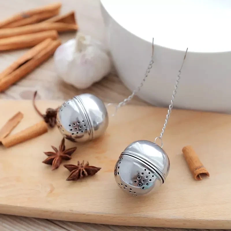 Spice, Herb,Tea and Seasoning Filter Ball with Hanging Hook – Stainless Steel Ball Tea Infuser price in Pakistan
