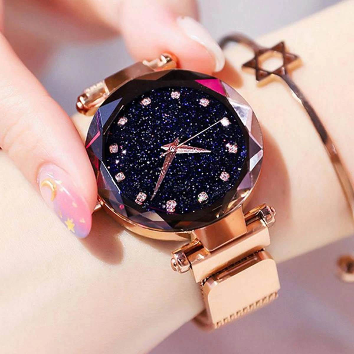 Stars Jewel Magnetic New Shiny Dial Watch for Girls price in Pakistan