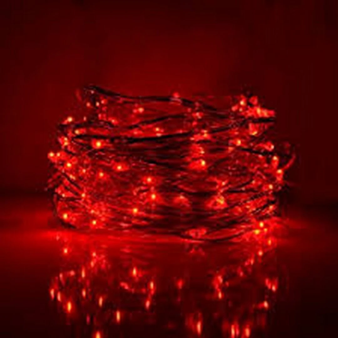 Red Fairy Lights(String Lights)(25 Feet) (60 Bulbs) price in Pakistan