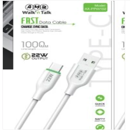 AMB Output 22W Transparent Data Cable (ModelAX-PPW102) price in Pakistan