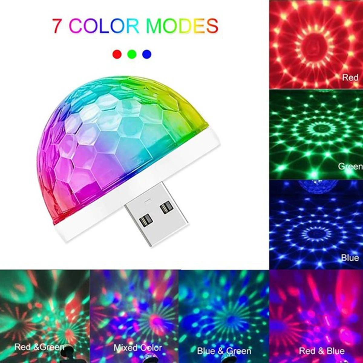 LED Portable Multi Color Room Light – Disco RGB Light – Party Colored Ring Light price in Pakistan