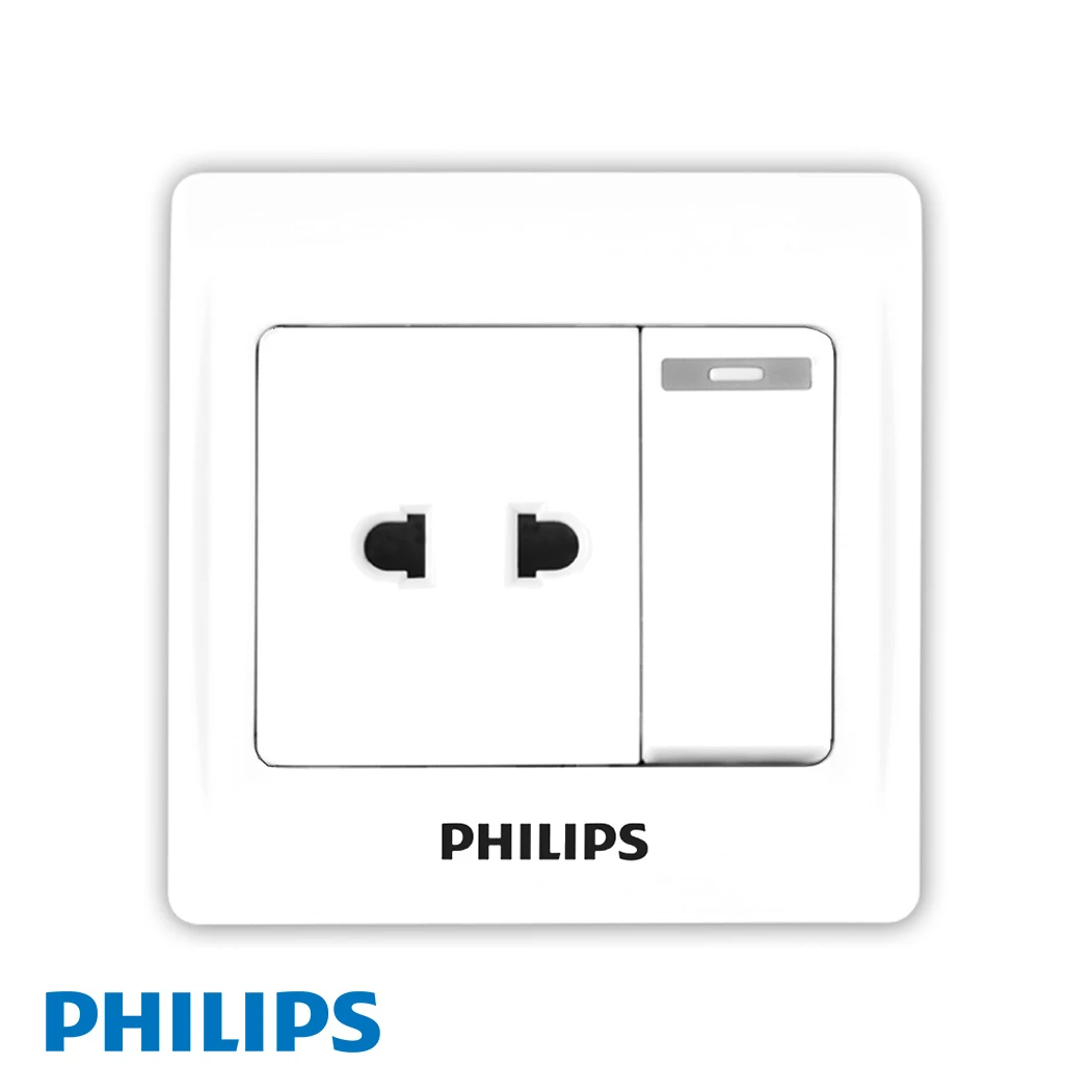 Philips – Eco Q2 Two Pole Socket with Single Switch price in Pakistan