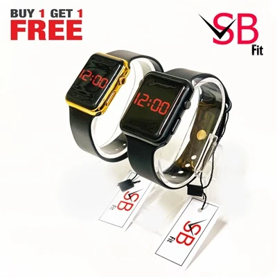 Pack of 2 Led Digital Sport Watch For Biys  Led Stylish Watches For Kids  SB FIT Led Sport Watches For Men price in Pakistan