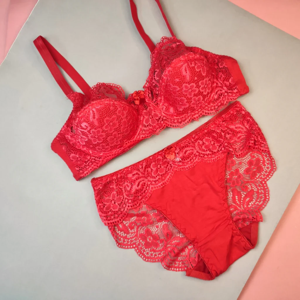HALF NET WIRED SOFT BRA & PANTY SET price in Pakistan