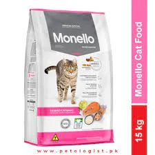 Monello Cat Salmon Chicken and Tuna – 15KG price in Pakistan