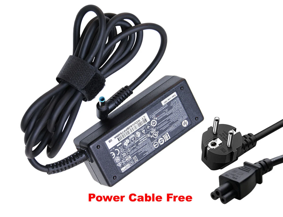 HP 45W AC Power Adapter For Blue Pin Power Cable Free (NZZ) price in Pakistan