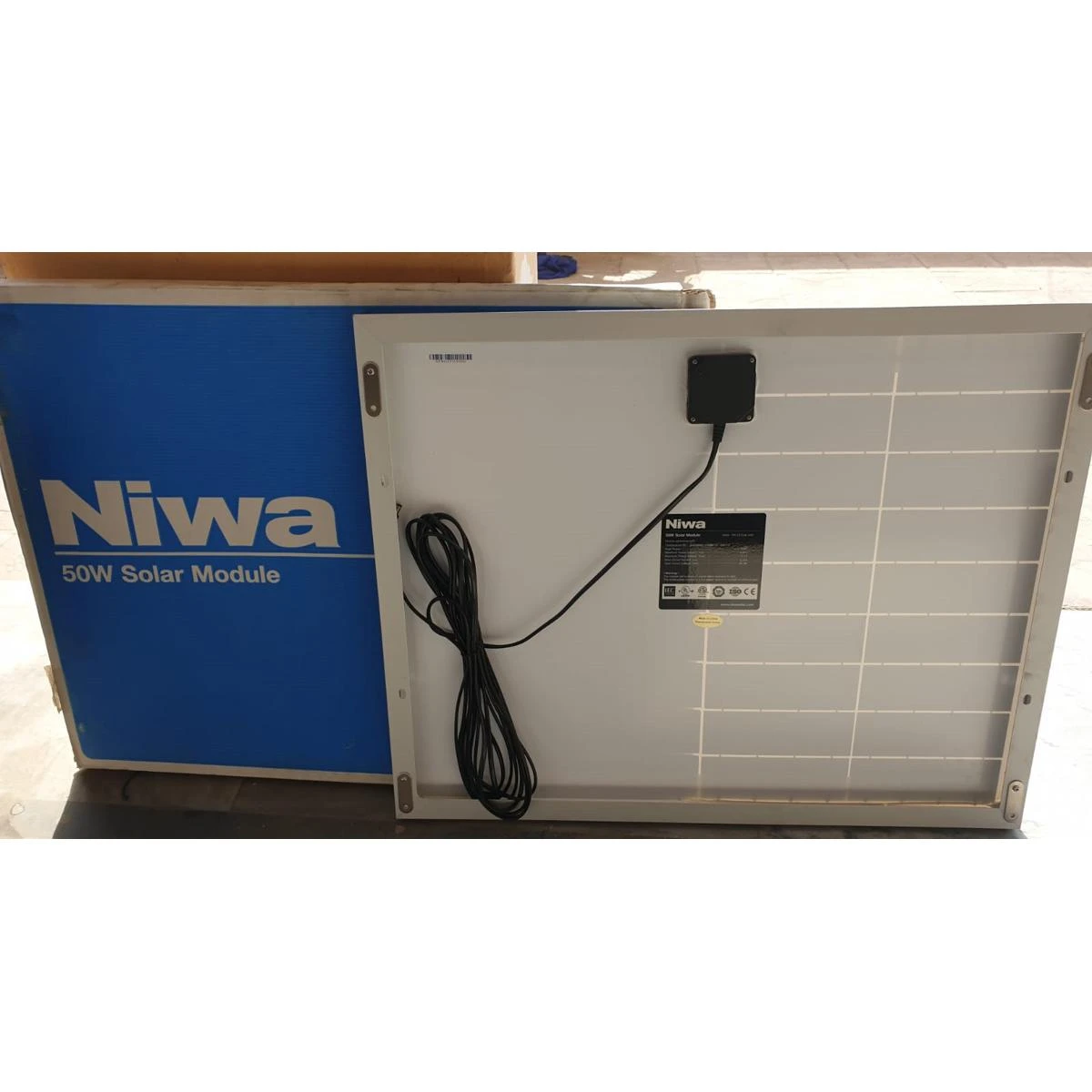 Niwa 50W18V solar panel with 15ft wire – IEC and TUV certified price in Pakistan