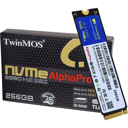 TwinMOS AlphaPro 256GB NVMe M.2 2280 SSD  NVMe256GB2280AP price in Pakistan