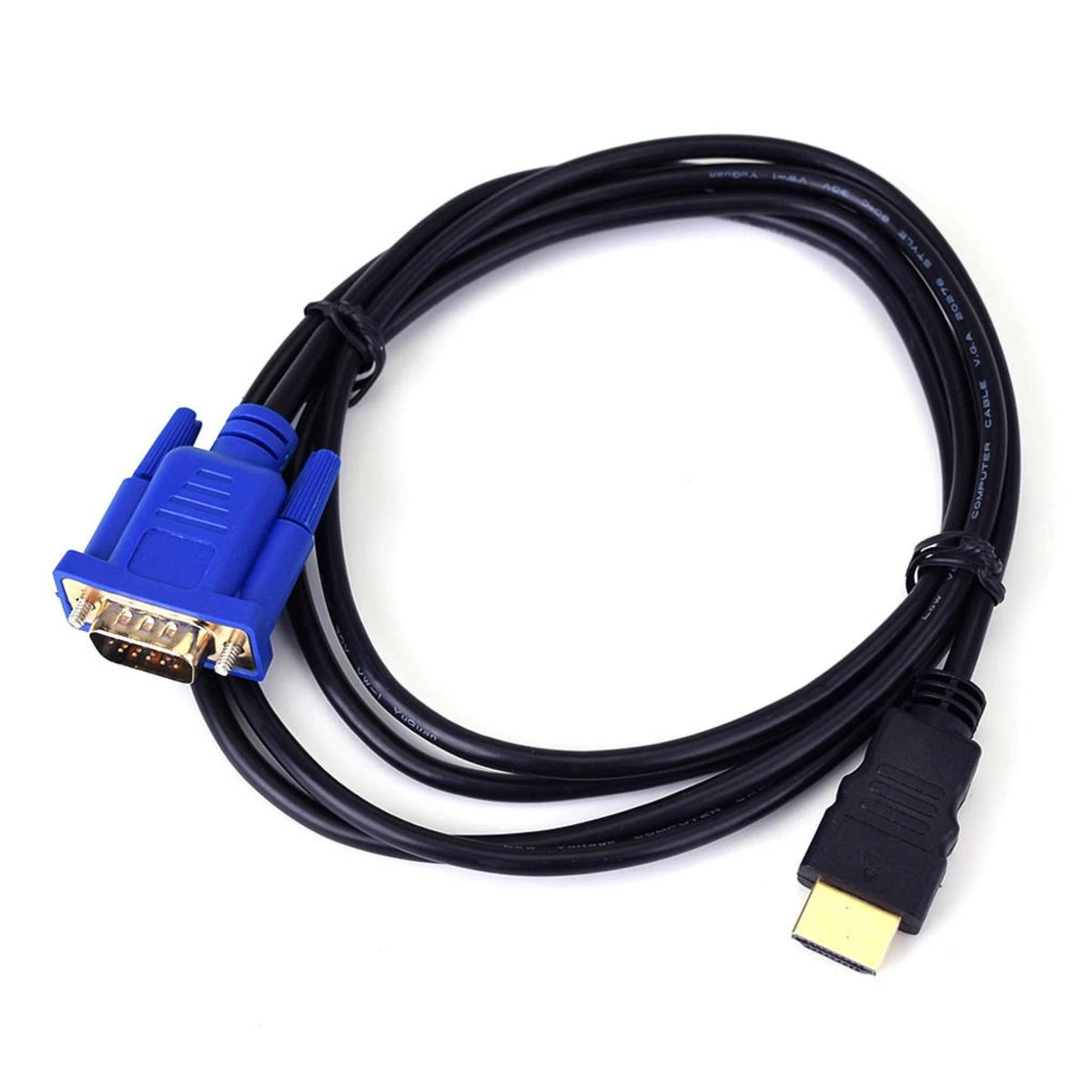 1.8M HDMI to VGA Cable HD 1080P HDMI Male to VGA Male Video Converter Adapter for PC Laptop price in Pakistan