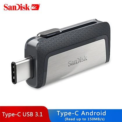 SanDisk OTG 64GB Flash Drive Ultra Dual USB 3.1 Disk OTG Type-C Pen Drive Stick for Smartphone Laptop price in Pakistan