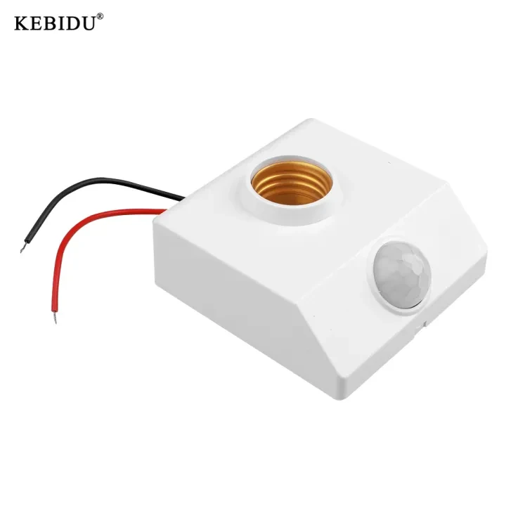 Kebidu Automatic Human Body Infrared IR Sensor Lamp Holder LED price in Pakistan